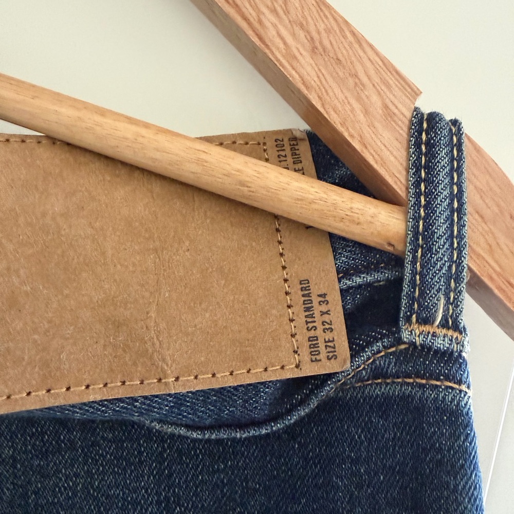 Buck Mason Dark Blue Straight Jeans 32x30